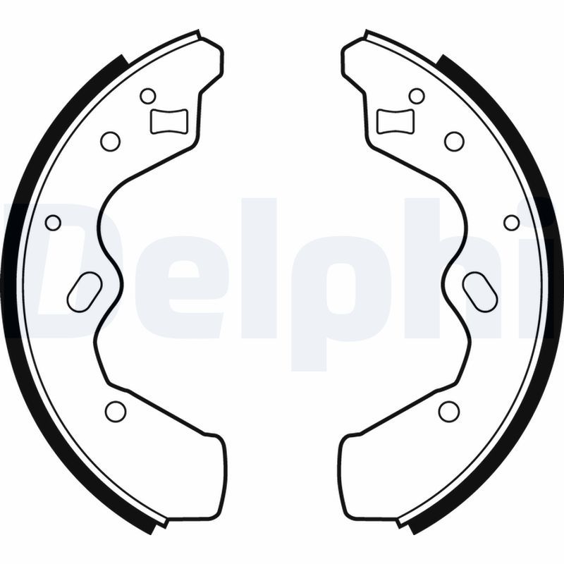 DELPHI LS1878 Brake Shoe Set