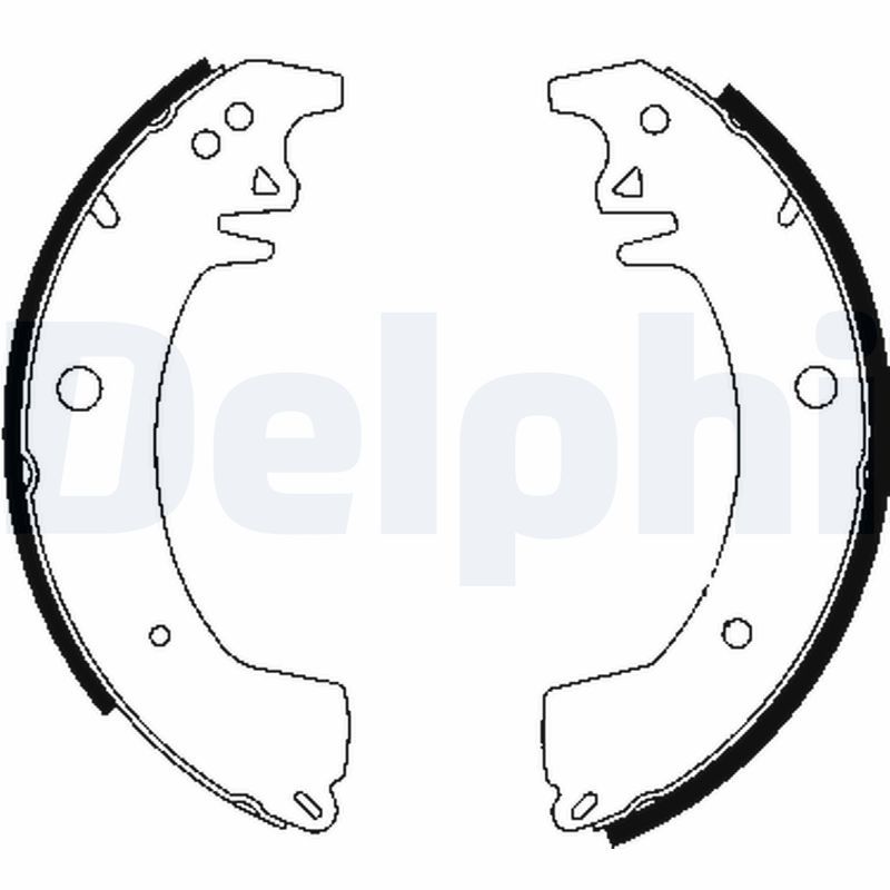 DELPHI LS1911 Brake Shoe Set