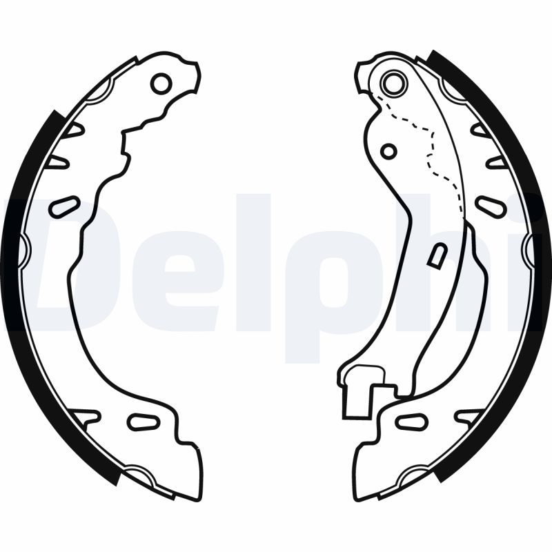 DELPHI LS1971 Brake Shoe Set