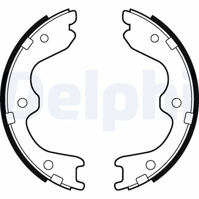 Brake Shoe Set DELPHI LS2029