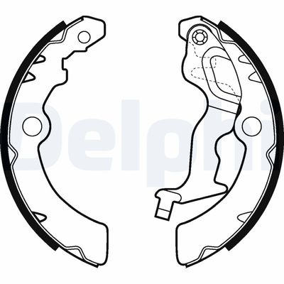 Brake Shoe Set DELPHI LS2045