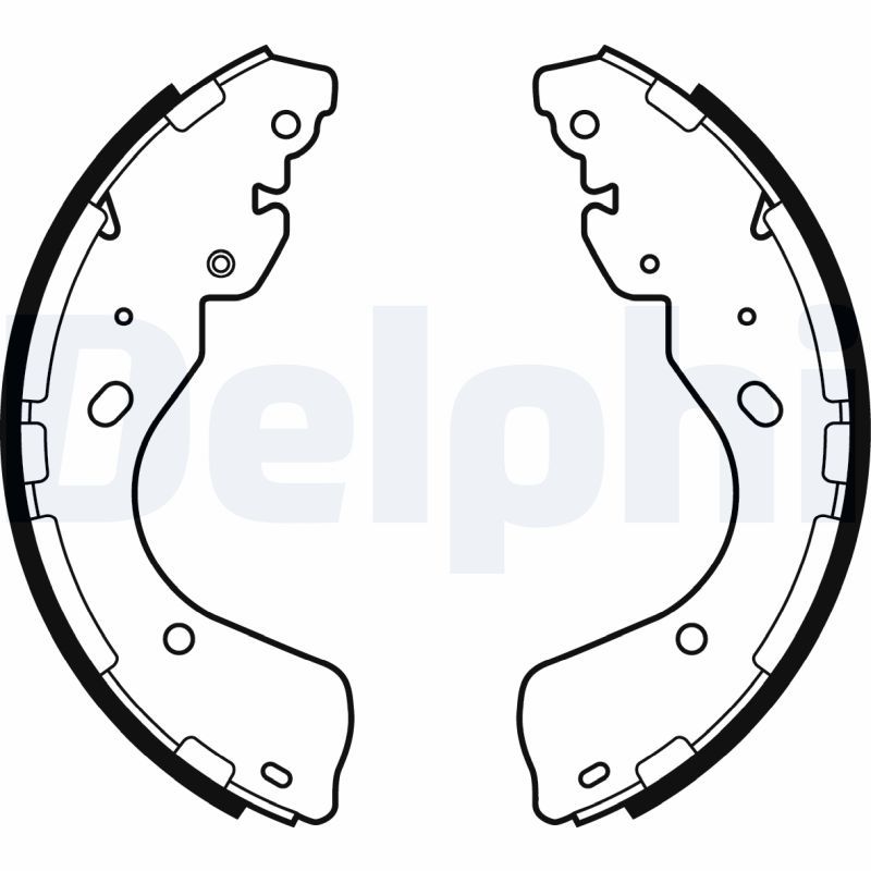 DELPHI LS2080 Brake Shoe Set