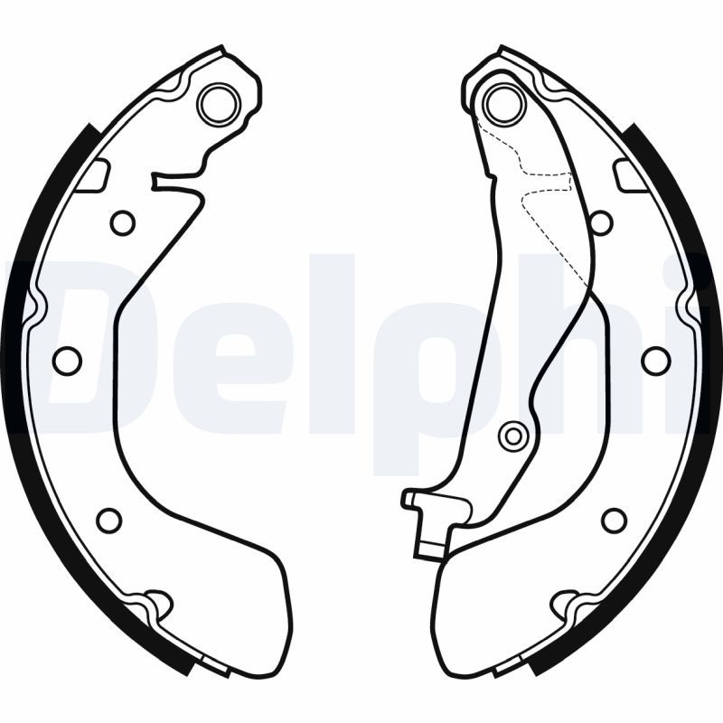 DELPHI LS2134 Brake Shoe Set