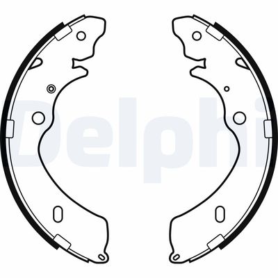 Brake Shoe Set DELPHI LS2147