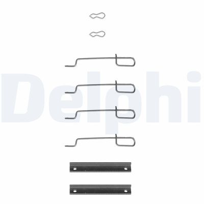 Accessory Kit, disc brake pad DELPHI LX0044