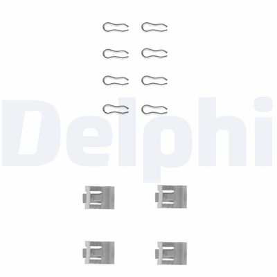 Accessory Kit, disc brake pad DELPHI LX0075