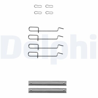 Accessory Kit, disc brake pad DELPHI LX0113