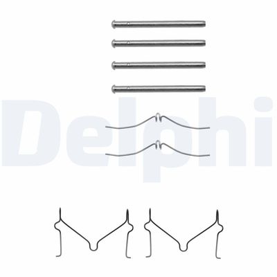 Accessory Kit, disc brake pad DELPHI LX0211