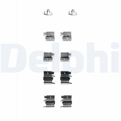 Accessory Kit, disc brake pad DELPHI LX0339