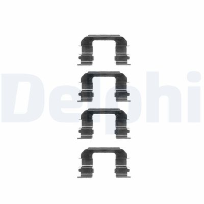 Accessory Kit, disc brake pad DELPHI LX0349