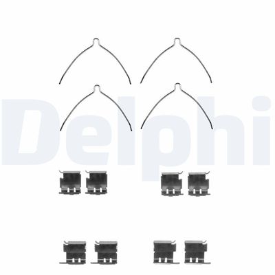 Accessory Kit, disc brake pad DELPHI LX0373