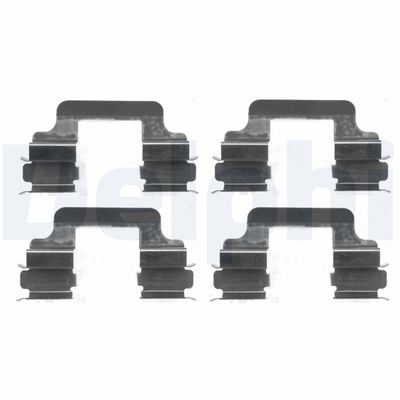 Accessory Kit, disc brake pad DELPHI LX0383