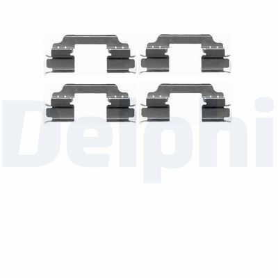 Accessory Kit, disc brake pad DELPHI LX0425