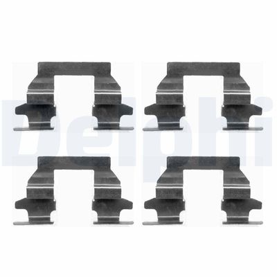 Accessory Kit, disc brake pad DELPHI LX0446