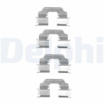 Accessory Kit, disc brake pad DELPHI LX0549