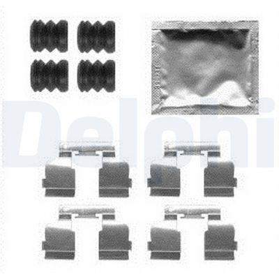 Accessory Kit, disc brake pad DELPHI LX0554