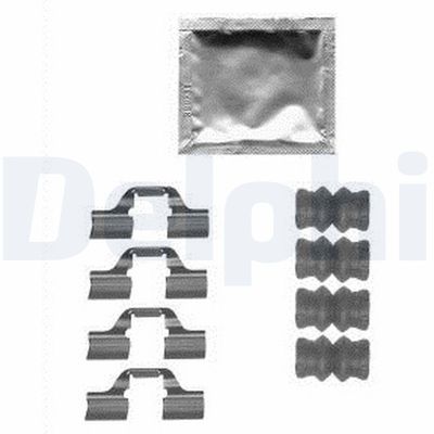 Accessory Kit, disc brake pad DELPHI LX0567