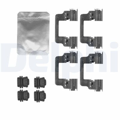 Accessory Kit, disc brake pad DELPHI LX0591