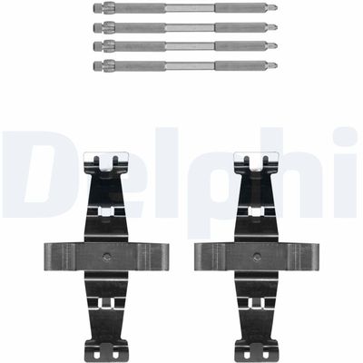 Accessory Kit, disc brake pad DELPHI LX0693