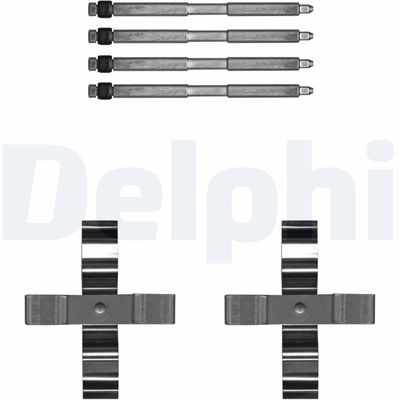 Accessory Kit, disc brake pad DELPHI LX0703