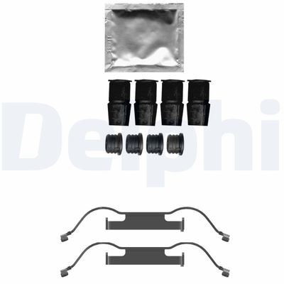 Accessory Kit, disc brake pad DELPHI LX0733