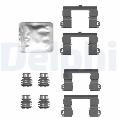 Accessory Kit, disc brake pad DELPHI LX0754