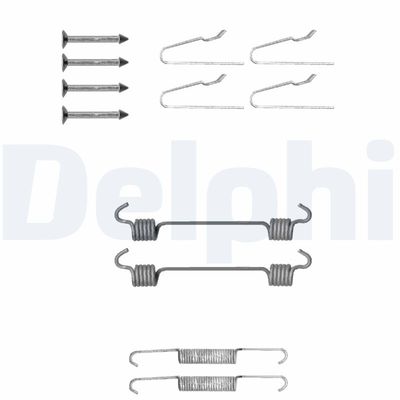 Accessory Kit, parking brake shoes DELPHI LY1306