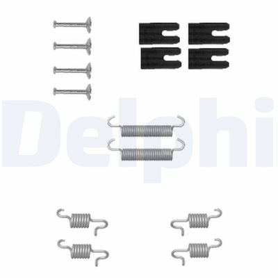 Accessory Kit, parking brake shoes DELPHI LY1338