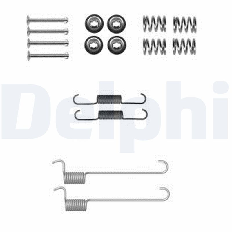 DELPHI LY1379 Accessory Kit, parking brake shoes