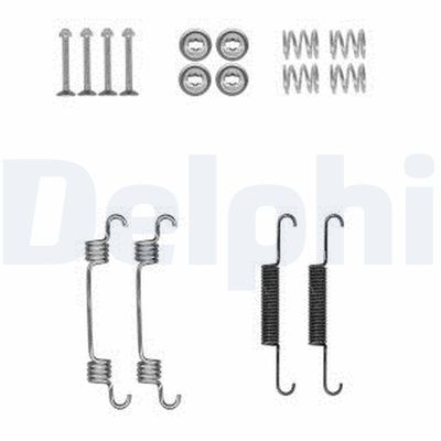 Accessory Kit, parking brake shoes DELPHI LY1381