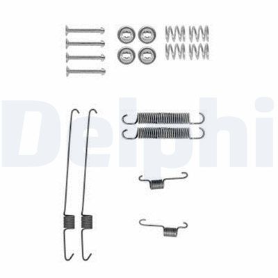 Accessory Kit, brake shoes DELPHI LY1387