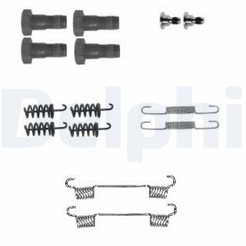 DELPHI LY1395 Accessory Kit, parking brake shoes