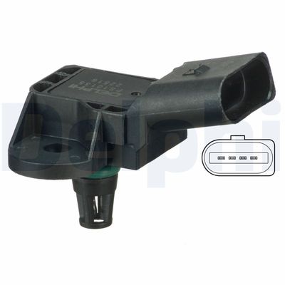 Sensor, intake manifold pressure DELPHI PS10135