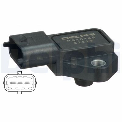 Sensor, intake manifold pressure DELPHI PS10145