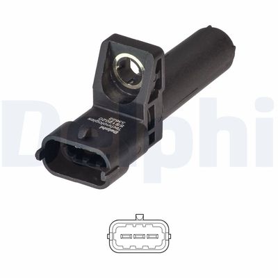 Sensor, crankshaft pulse DELPHI SS12020-12B1