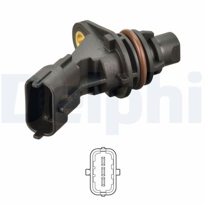 Sensor, camshaft position DELPHI SS12294-12B1