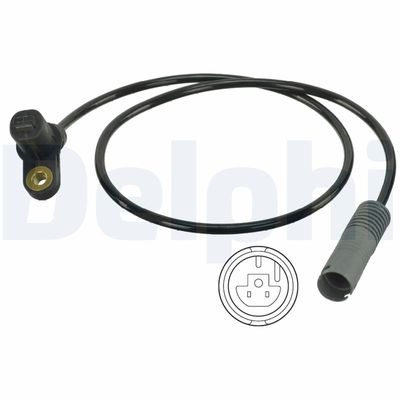 Sensor, wheel speed DELPHI SS20006