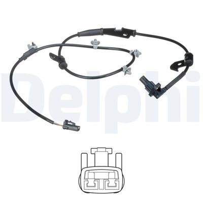 Sensor, wheel speed DELPHI SS20531