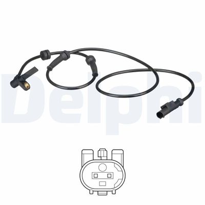 Sensor, wheel speed DELPHI SS20578