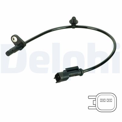 Sensor, wheel speed DELPHI SS20805