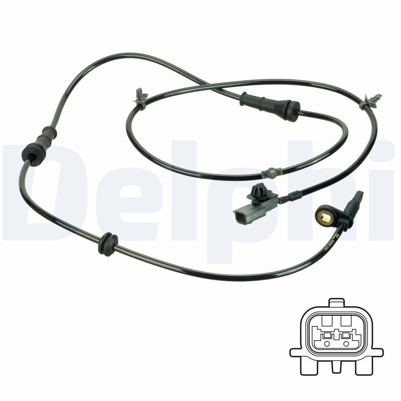 DELPHI SS20822 Sensor, wheel speed