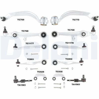 Repair Kit, control arm DELPHI TC1300KIT