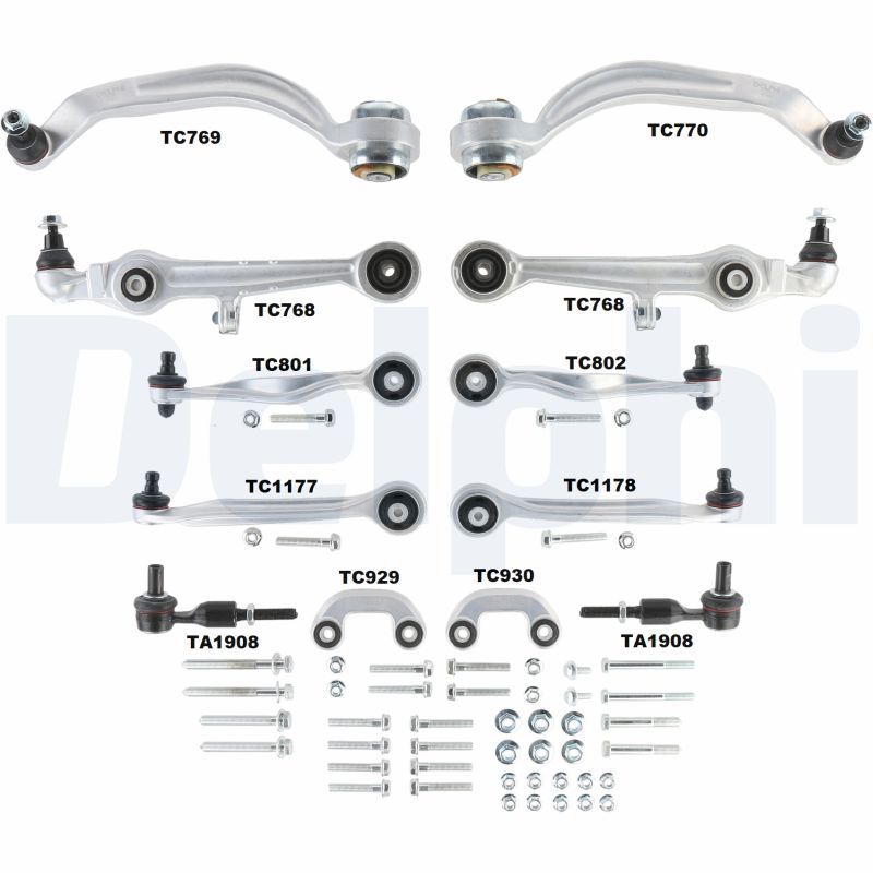 DELPHI TC1400KIT Repair Kit, control arm