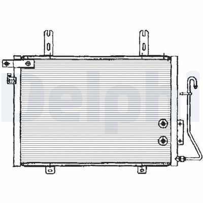 Condenser, air conditioning DELPHI TSP0225133