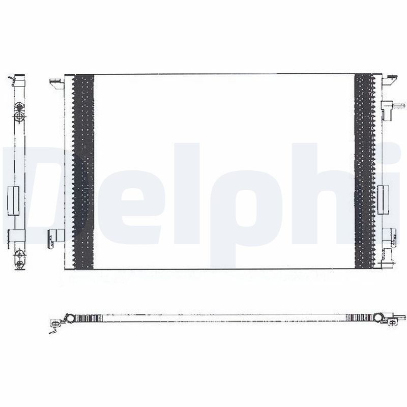 DELPHI TSP0225463 Condenser, air conditioning