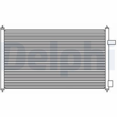 Condenser, air conditioning DELPHI TSP0225492