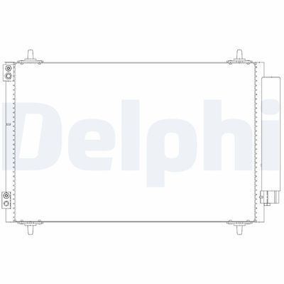 Condenser, air conditioning DELPHI TSP0225677