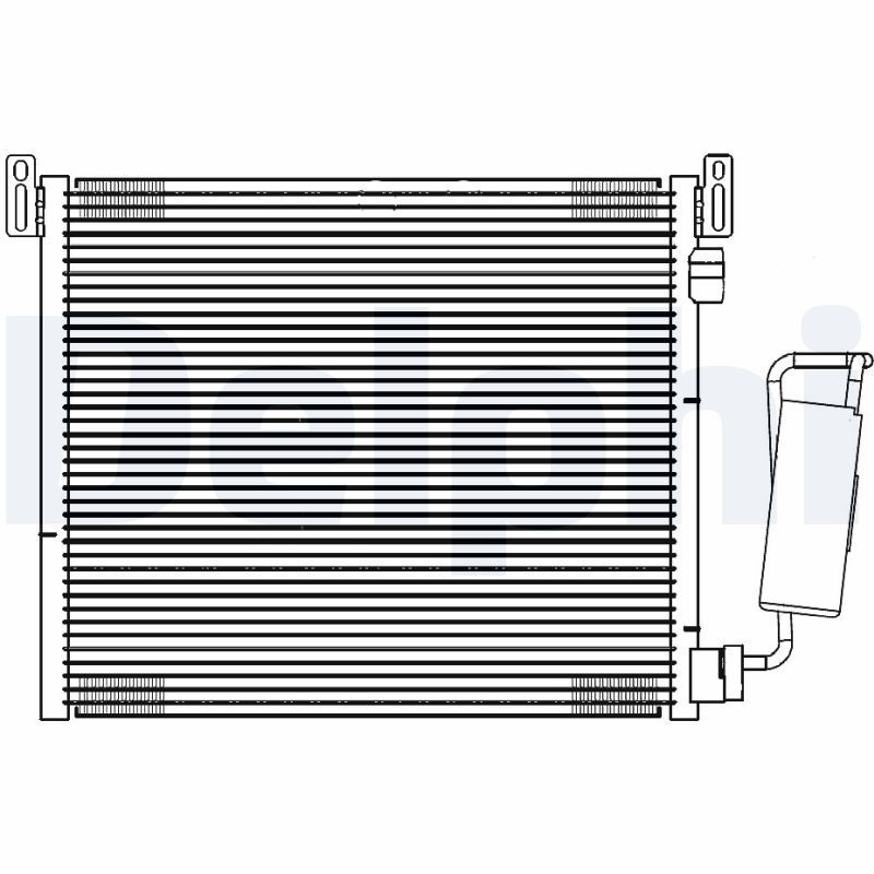 DELPHI TSP0225688 Condenser, air conditioning