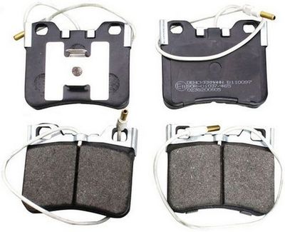 Brake Pad Set, disc brake DENCKERMANN B110097