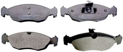 Brake Pad Set, disc brake DENCKERMANN B110119